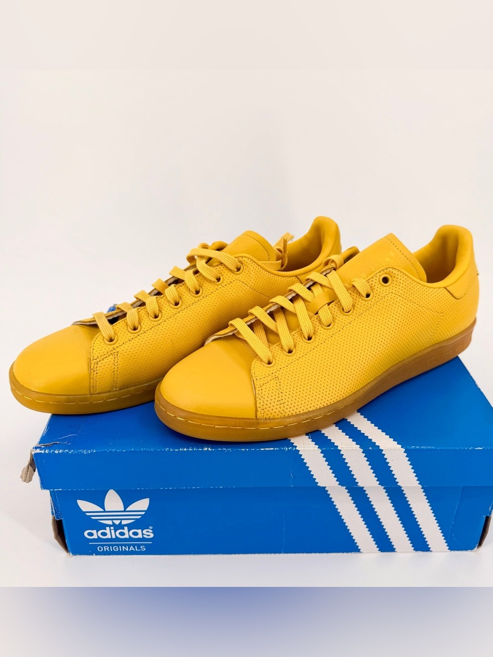adidas Stan Smith Adicolor Yellow S80247 Men’s 12 OG Box